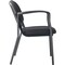 Global Industrial Contoured Chair With Arms, Fabric Upholstery, Black 516129BK - alternate 3